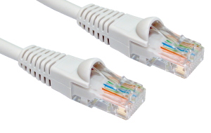 2m LSZH Snagless CAT5e Network Cable Grey 24 AWG