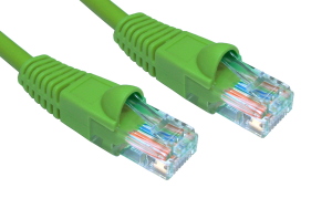 3m LSZH Snagless CAT5e Network Cable Green 24 AWG