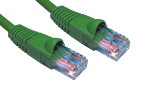 10m Snagless CAT6 Network Cable Green 24 AWG