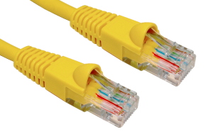 2m Snagless CAT6 Network Cable Yellow 24 AWG