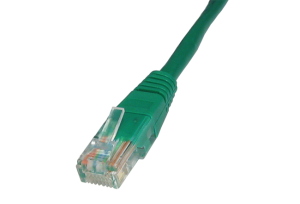 0.5m CAT5e Ethernet Cable Green Full Copper 24AWG