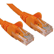 CAT6 Low Smoke Network Cable ORANGE 1m