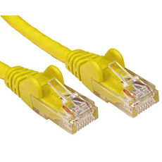 CAT6 Low Smoke Network Cable YELLOW 2m