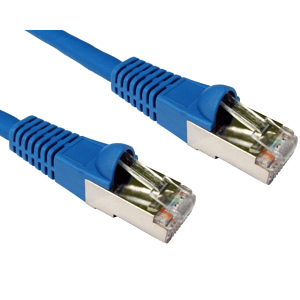 0.5m CAT6A Network Patch Cable Blue