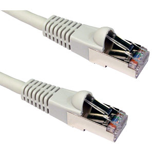25m Long CAT6A SSTP Ethernet Cable Grey LSOH