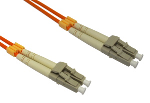 2m OM2 Fibre Optic Network Cable LC-LC orange 50/125